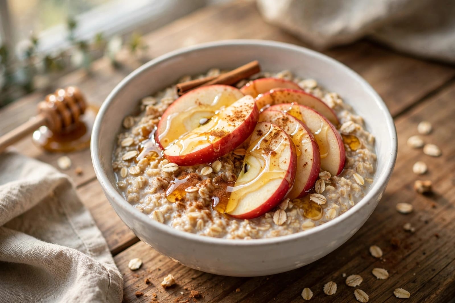 Bowl de Avena con Crema de Maní